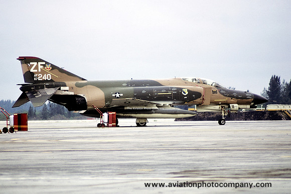 USAF 31 TFW 307 TFS McDonnell F-4E Phantom 67-0240/ZF (1974)