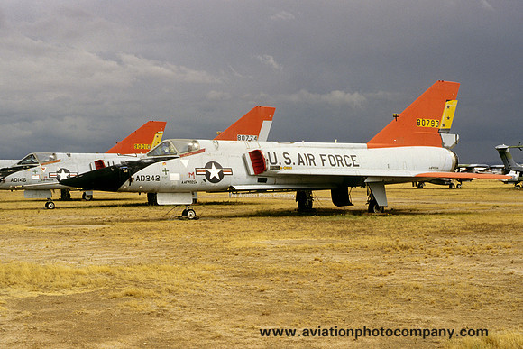 USAF Convair QF-106A Delta Dart 58-0793 at MASDC Davis Monthan (2000)