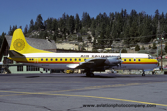 Air California Lockheed Electra N123AC (1979)