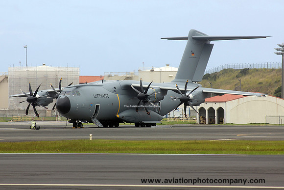 German Air Force LTG62 Airbus A400M 54+01 at Lajes (2015)