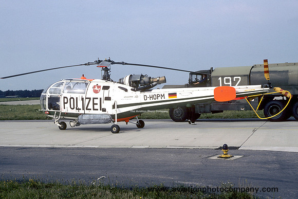 German Polizei Sud Alouette III D-HOPM (1981)