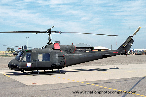 US Army California ArNG 3/140 Avn Bell UH-1M 64-14115 (1989)