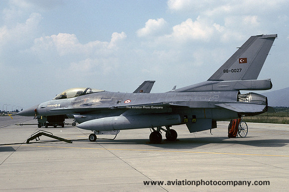 Turkish Air Force GD F-16C Fighting Falcon 88-0027 (1993)