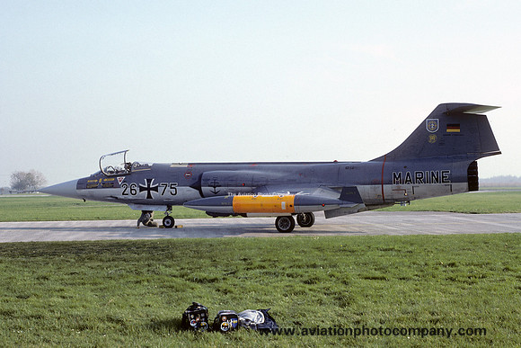 West German Navy MFG2 Lockheed F-104G Starfighter 26+75 (1979)