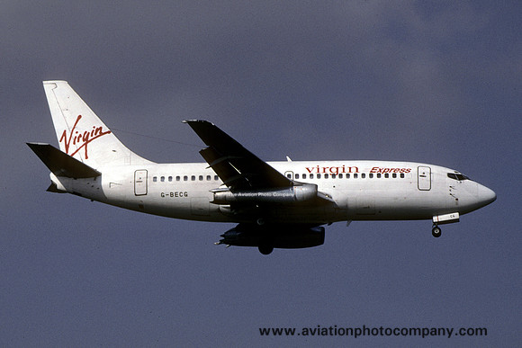 Virgin Express Boeing 737-200 G-BECG (1997)