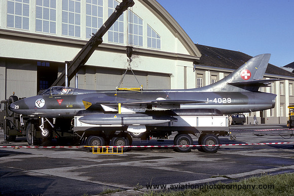 Swiss Air Force Hawker Hunter F.58 J-4029 (1986)