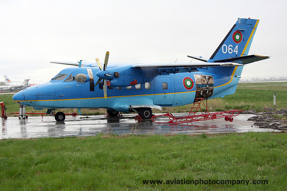 Bulgarian Air Force LET L-410UVP 064 at Sofia (2013)