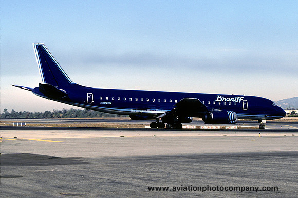 Braniff International Douglas DC-8-62 N802BN (1980)