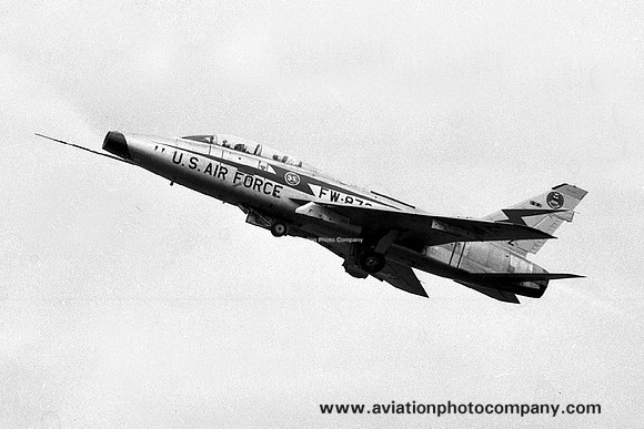 USAF 20 TFW 55 TFS North American F-100F Super Sabre 56-3872