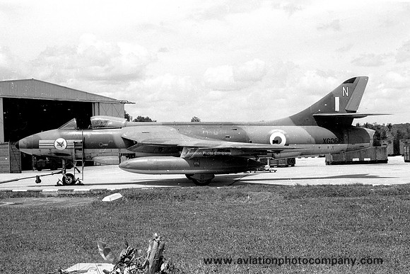 RAF 20 Squadron Hawker Hunter FGA.9 XG266/N at RAF Tengah (1966)