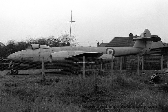 RAF Gloster Meteor F.4 VW790 at Benfleet ATC