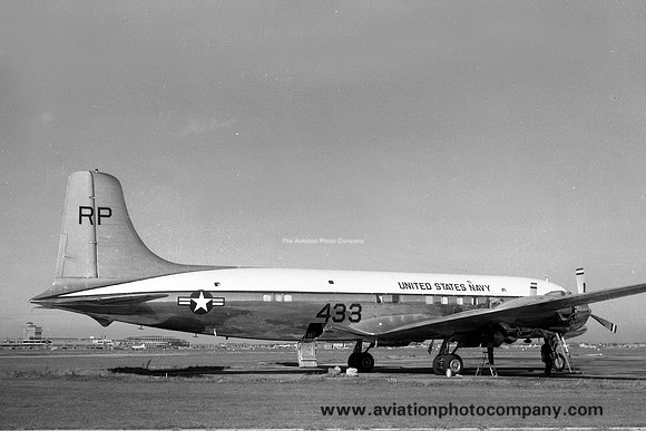 USN VR-1 Douglas C-118B 128433/RP