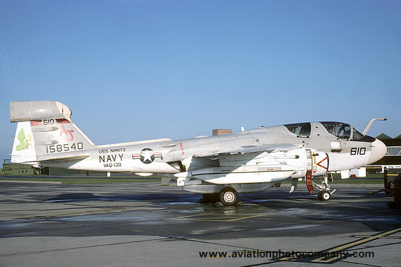 US Navy VAQ-130 Grumman EA-6B Prowler 158540/AJ-610 (1976)