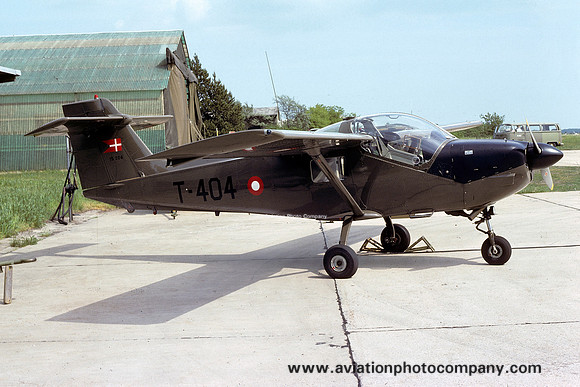 Danish Air Force SAAB T-17 Supporter T-404 (1977)