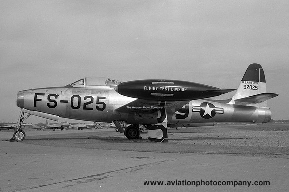 USAF Flight Test Division Republic F-84E Thunderjet 49-2025