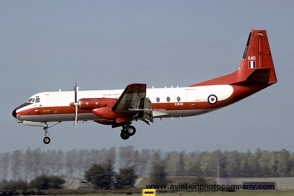 RAF 115 Squadron Avro Andover E.3 XS640 at RAF Wildenrath (1982)
