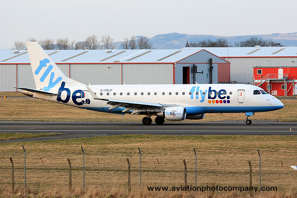 FlyBe Embraer ERJ-170 G-FBJF at Prestwick (2013)