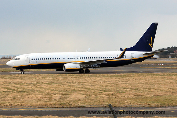 Ex Ryanair Boeing 737-800 EI-DLL stored at Prestwick (2013)