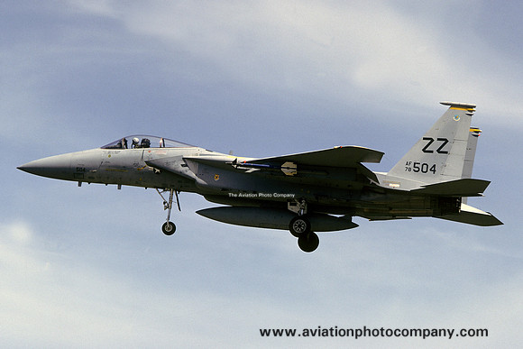 USAF 18 TFW 12 TFS McDonnell Douglas F-15C Eagle 78-0504/ZZ (1982)