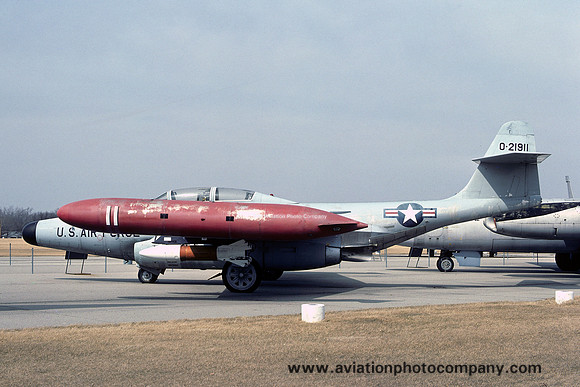 USAF Northrop F-89J Scorpion 52-1911 at the US Air Force Museum (1977)