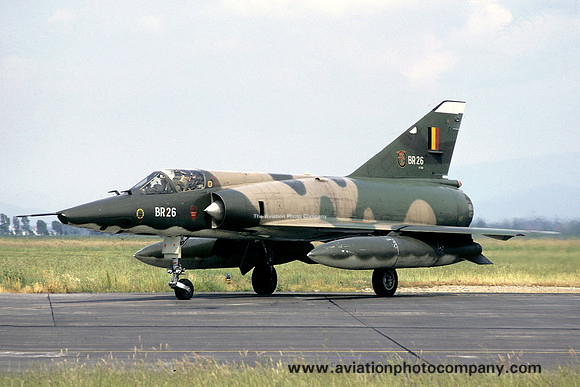 Belgian Air Force 2 Wing 42 Sml Dassault Mirage 5BR BR-26 (1975)