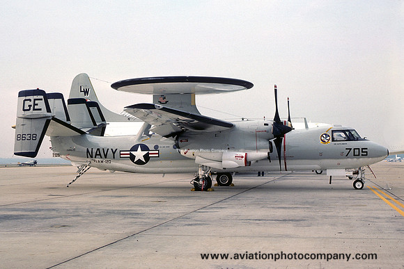 US Navy RVAW-120 Grumman E-3C Hawkeye 158638/GE-705 (1976)