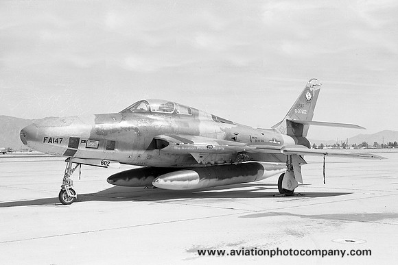 USAF Alabama ANG 106 TRS Republic RF-84F 53-7602 (1971)