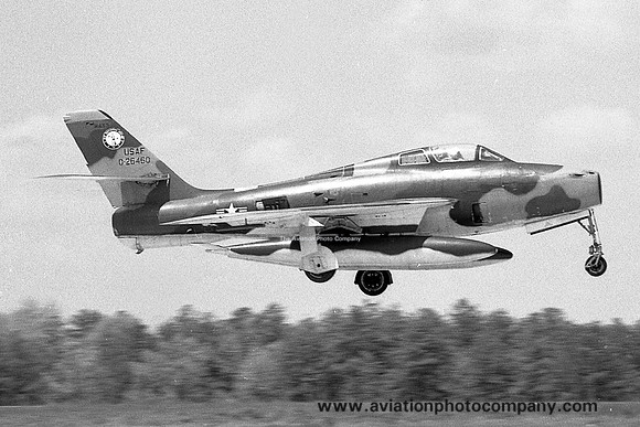 USAF Massachusetts ANG 131 TFS Republic F-84F 52-6460 (1971)