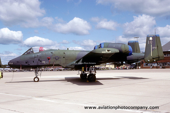USAF Michigan ANG 172 TASS Fairchild A-10A Thunderbolt 80-0258/BC (1992)