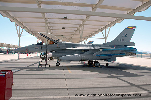 Dutch Air Force 152 FS GD F-16AM J-366/AZ at Tucson (2013)