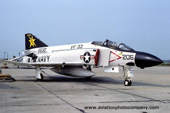 US Navy VF-33 McDonnell F-4J Phantom 155530/AG-206 (1975)