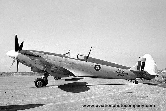 Royal Canadian Navy 883 Squadron Supermarine Seafire SW909