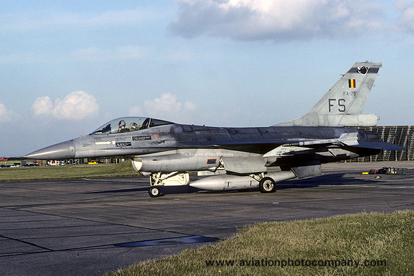 Belgian Air Force 2 Wing GD F-16AM FA-75/FS (2002)