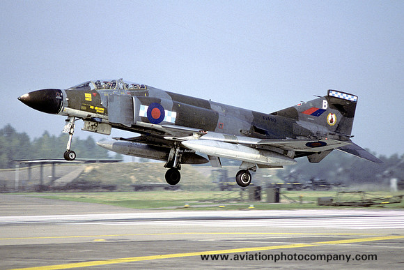 RAF 19 Squadron McDonnell F-4M Phantom FGR.2 XV480/B at RAF Wildenrath (1982)