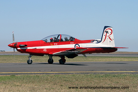 RAAF CFS Roulettes Pilatus PC-9 A23-046 at Avalon (2013)