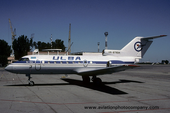 Ulba Yakolev Yak-40 UN-87934 (1999)