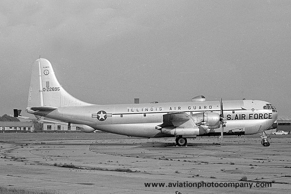 USAF Illinois ANG 108 ARS Boeing KC-97L 52-2695 (1970)
