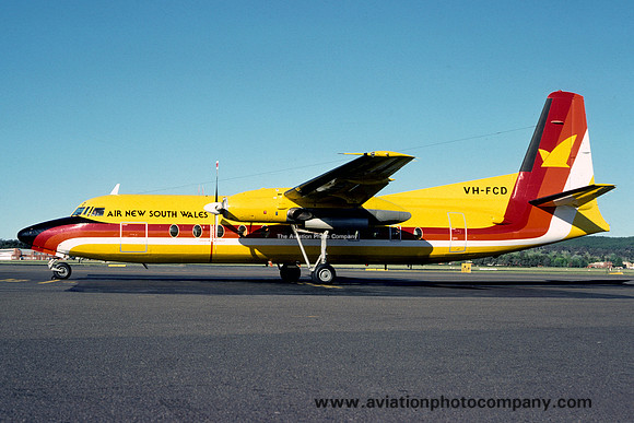 Air New South Wales Fokker F-27 VH-FCD (1981)