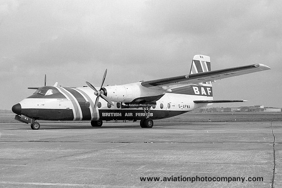 British Air Ferries Handley Page Herald G-APWA (1978)