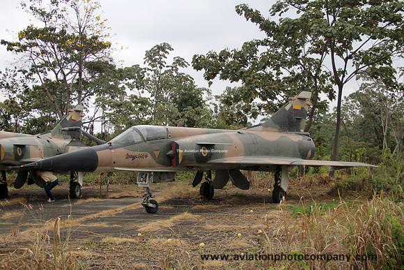 Ecuadorian Air Force Dassault Mirage 50EV FAE1054 stored at Taura (2014)