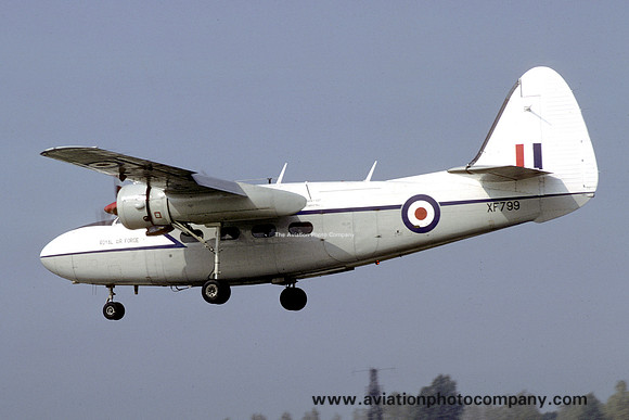 RAF 60 Squadron Hunting Pembroke C.1 XF799 at RAF Wildenrath (1982)