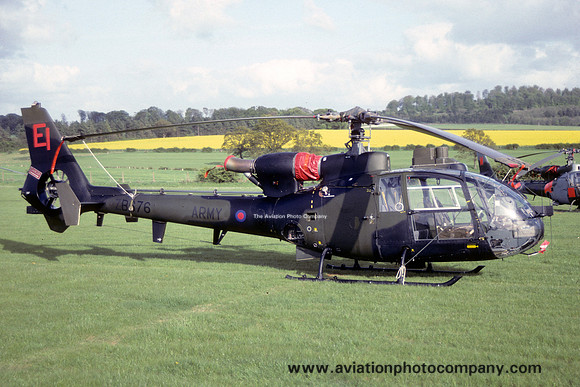 AAC 670 Squadron Westland Gazelle AH.1 ZB676 at Middle Wallop (1992)