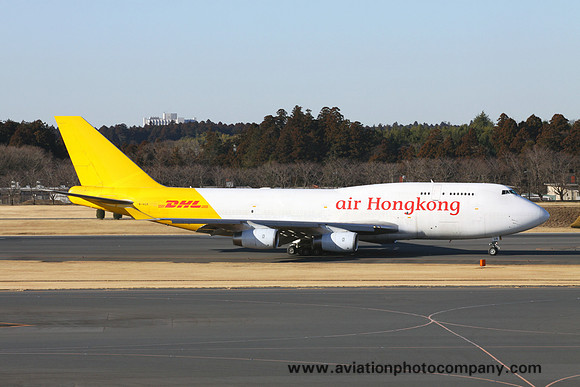 DHL Air Hong Kong Boeing 747-400F B-HUR at Tokyo Narita (2012)
