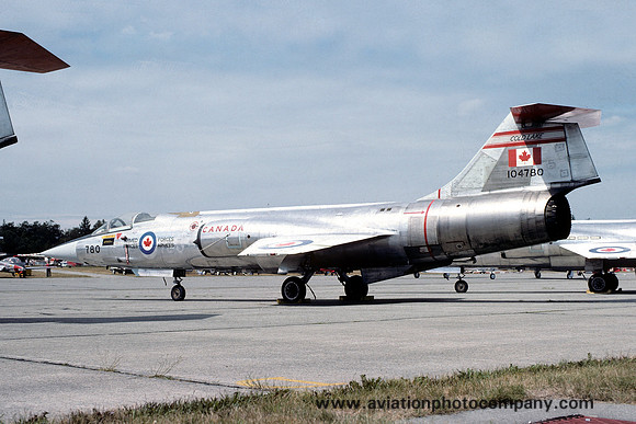 Canadian AF Cold Lake Lockheed F-104G Starfighter 104780 (1975)