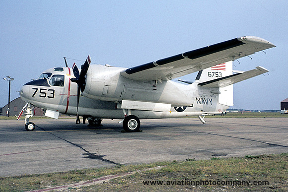 US Navy Mildenhall Station Flight Grumman C-1A Trader 136753 (1973)