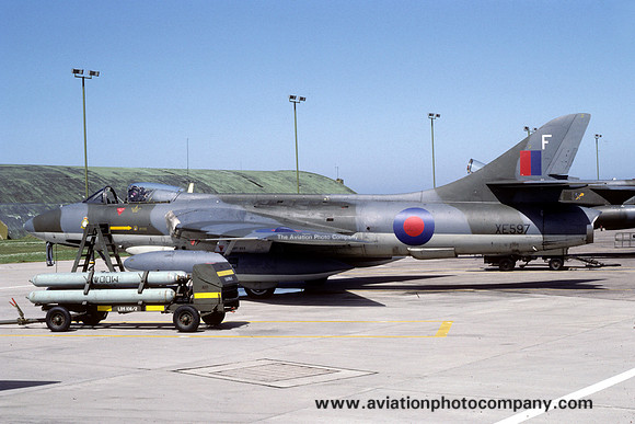 RAF 1 TWU Hawker Hunter FGA.9 XE597/F (1983)