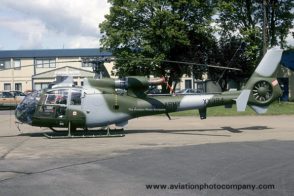 AAC 1 Regiment Westland Gazelle AH.1 XX384 (1992)