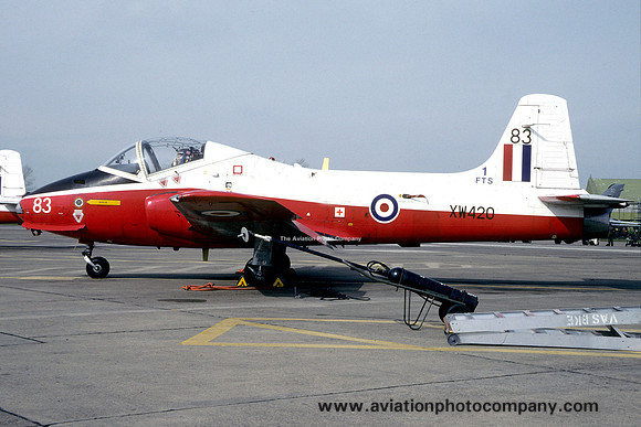 RAF 1 FTS Hunting Jet Provost T.5A XW420/83 (1992)