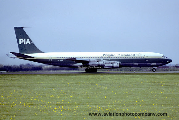 PIA Boeing 707-300C AP-AXG (1981)