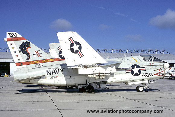US Navy VA-87 LTV A-7B Corsair II 154469/AE-400 (1973)